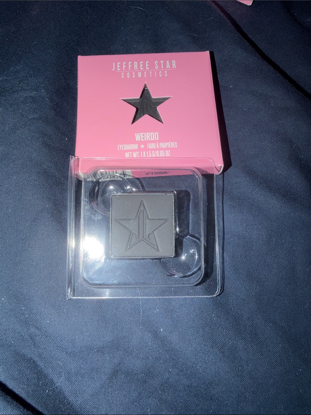 Jeffree Star Weirdo Single Eyeshadow - Pink Packaging, Charcoal Shadow